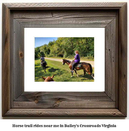 horse trail rides near me in Bailey's Crossroads, Virginia